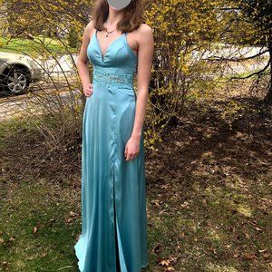Blue Prom Dress- NWT